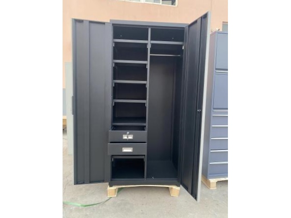 Multifunktional Doppel Tür hoher Schrank