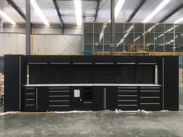 Workshop Stahlgarageschrank Kombination