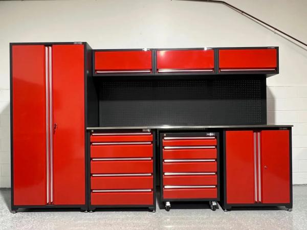 Neue Produkteinführung von Red Tool Combination Cabinet: Innovatives Design führt den neuen Industrie -Trend an