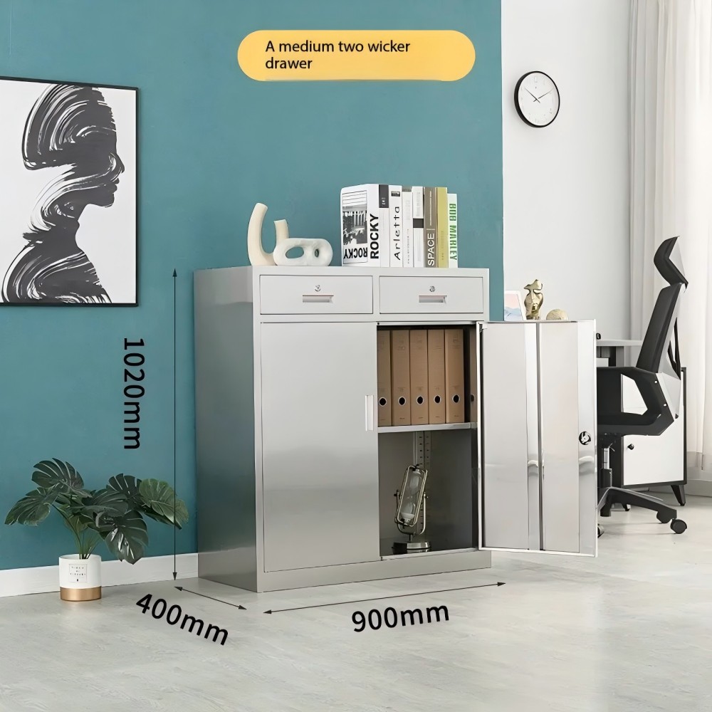 Edelstahl -Medizinschrank